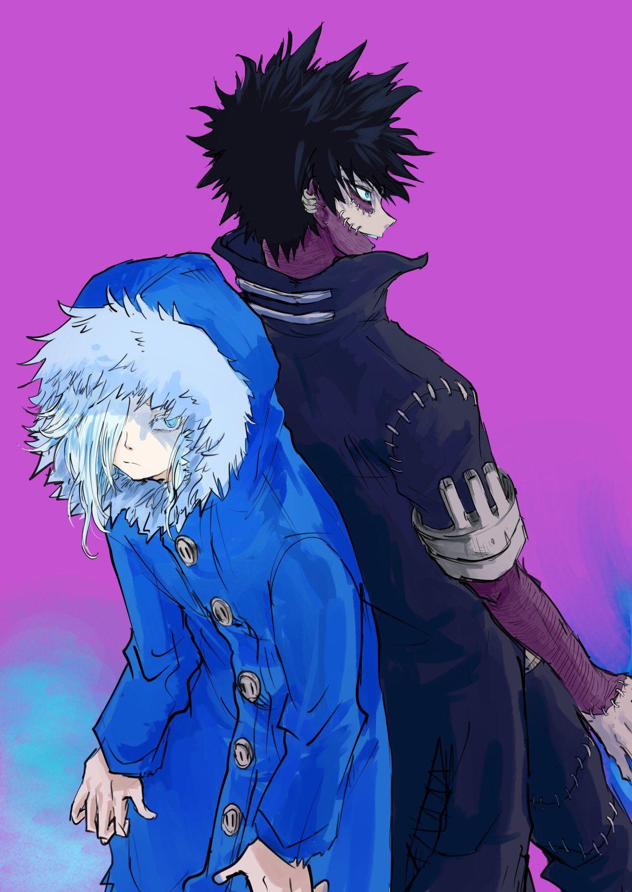 1254x1771 dabi and geten no Hero Academia Wallpaper