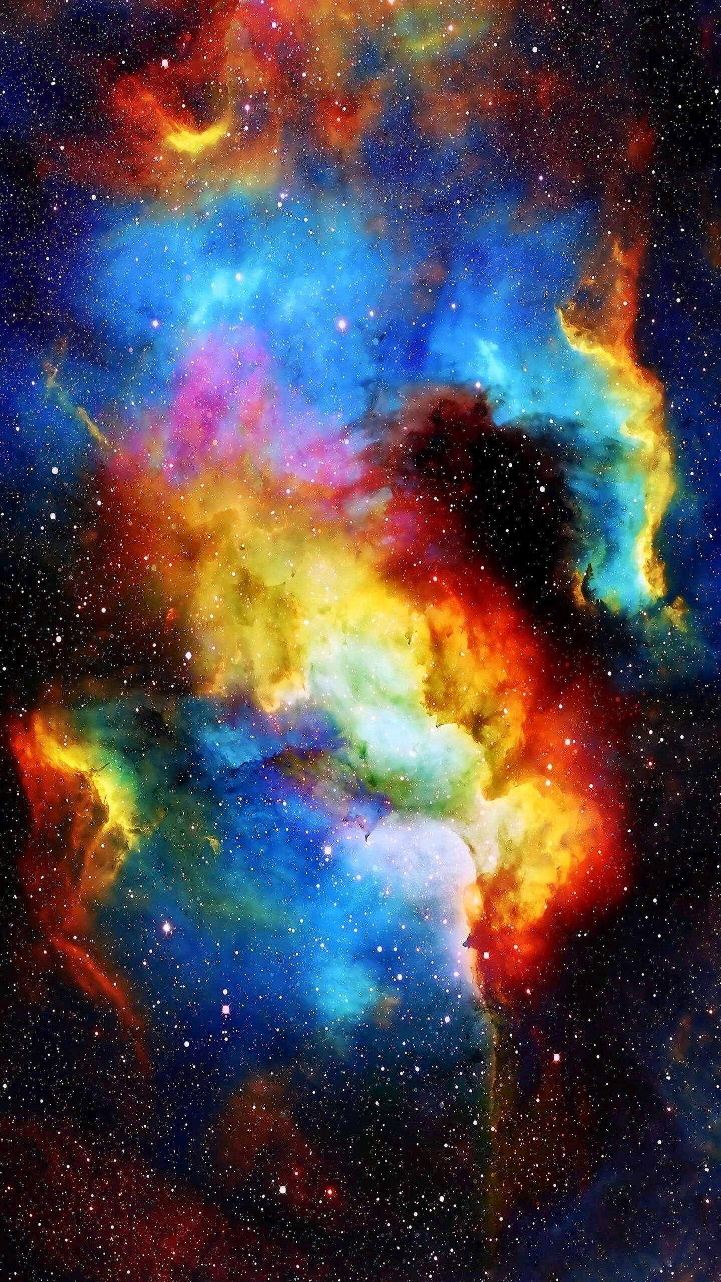 1440x2560 Colorful Galaxy Wallpaper iPhone Galaxy Space Wallpaper Cosmic Space Background