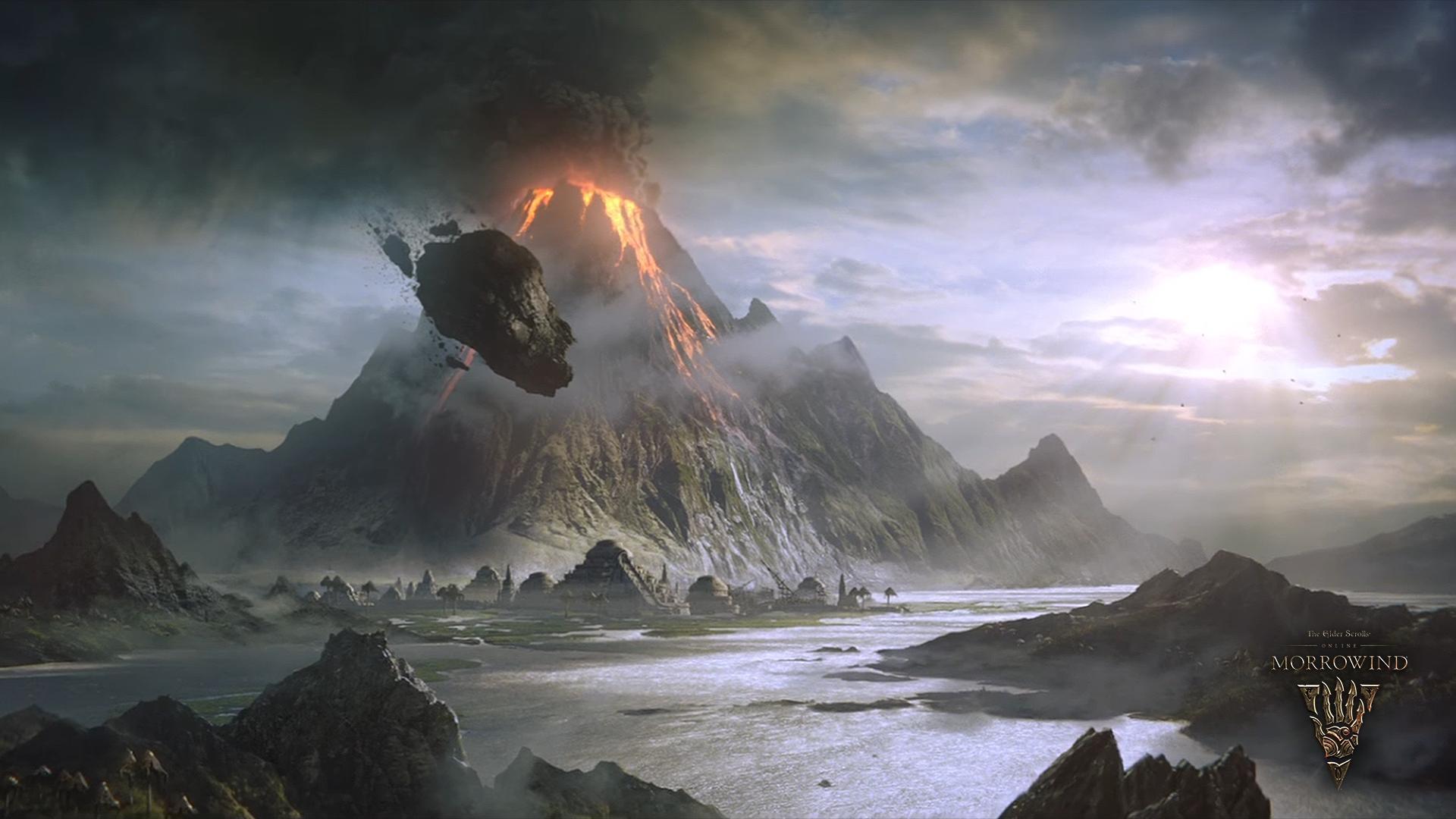 1920x1080 Morrowind Logo Wallpaper