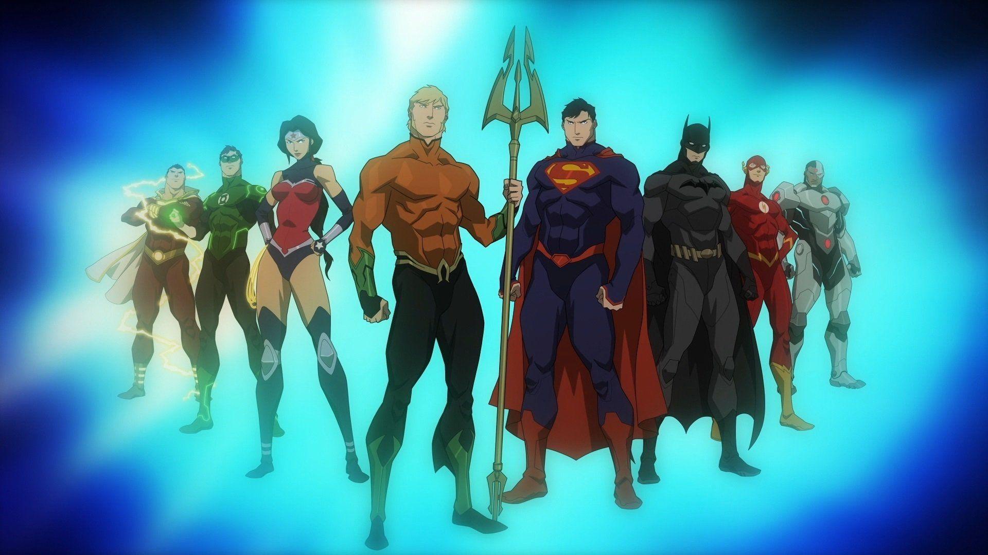 1920x1080 Movie Justice League: Throne Of Atlantis Wallpaper. Dc movies, Películas completas, Peliculas