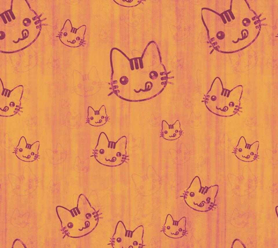 Cartoon Cat Pattern Wallpapers Top Free Cartoon Cat Pattern Backgrounds WallpaperAccess