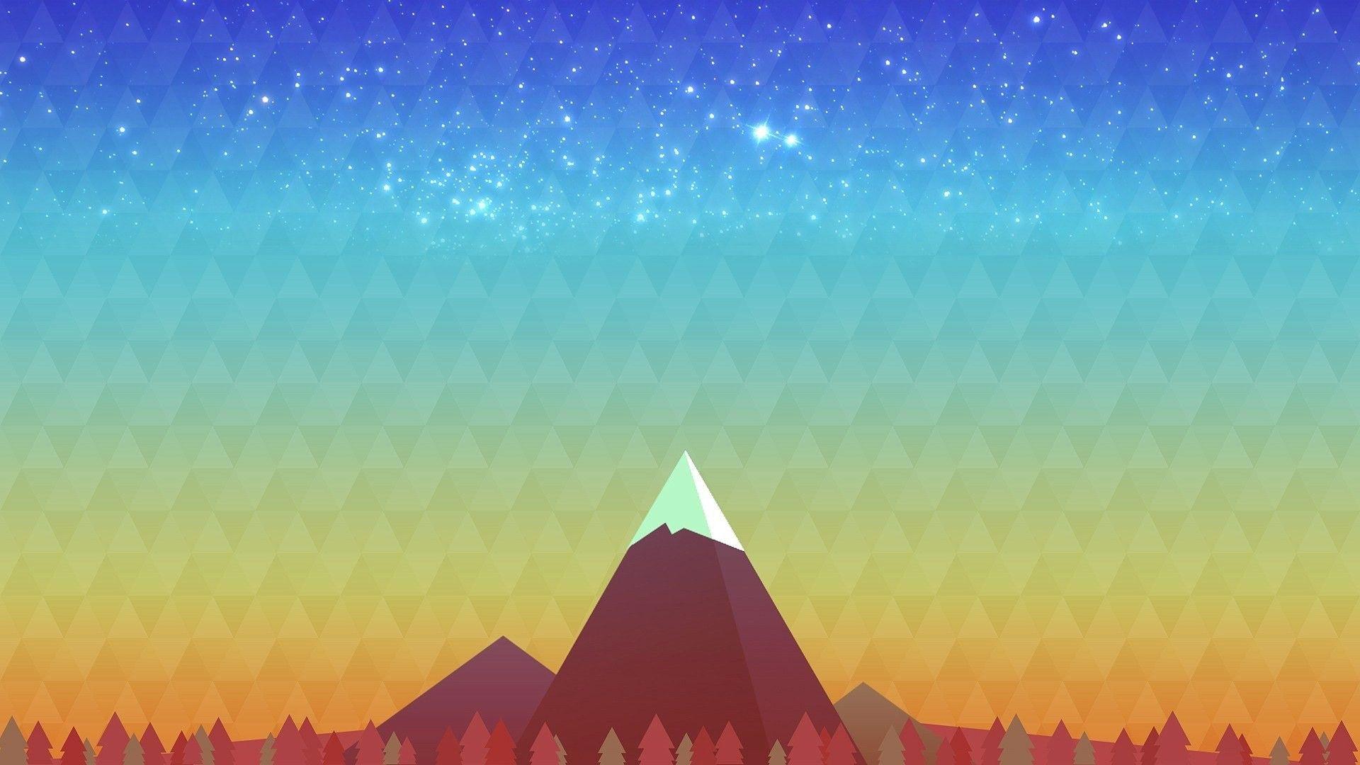 1920x1080 Digital Art Mountains, HD Artist, 4k Wallpaper, Image, Background, Photo and Picture