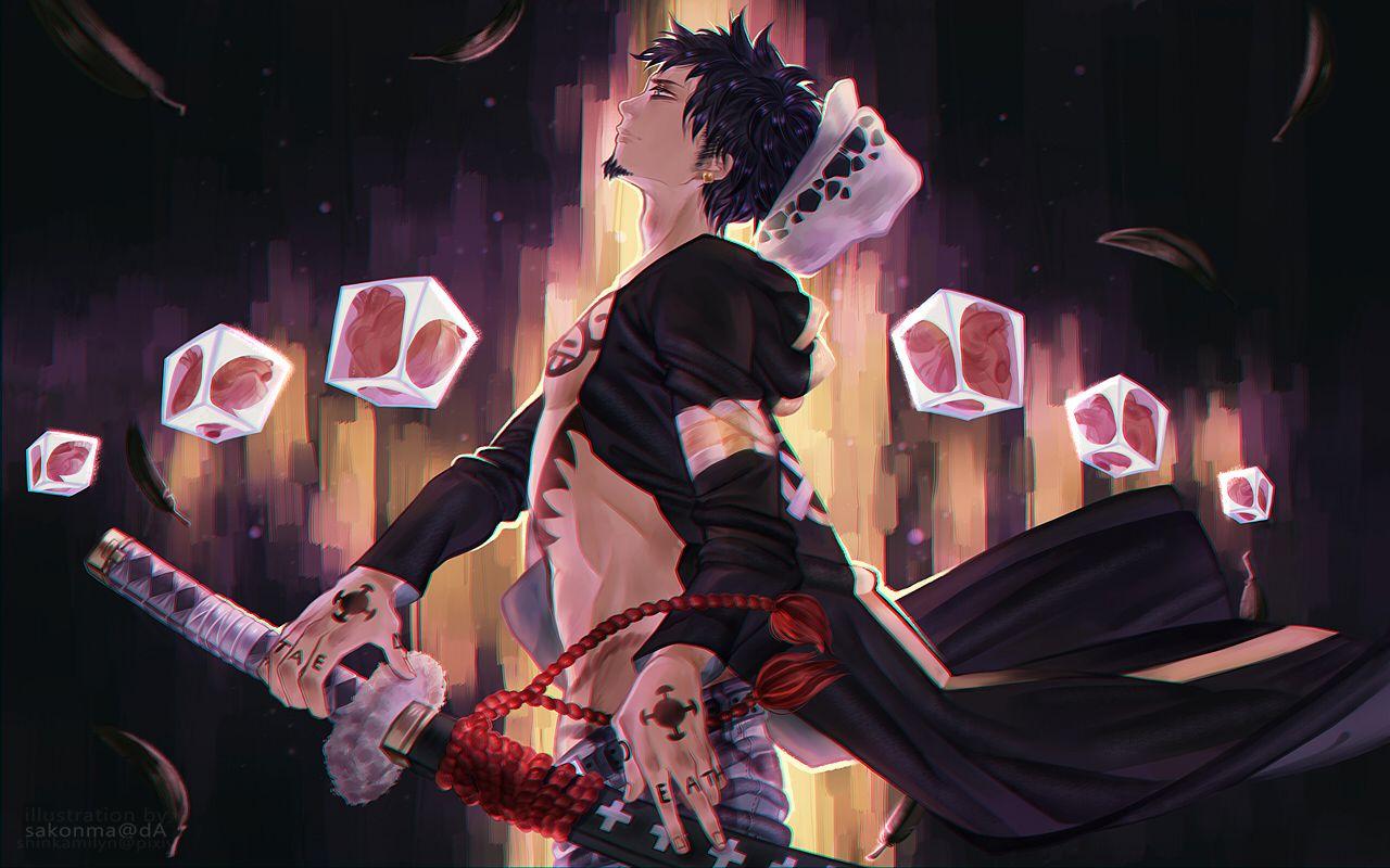 1280x800 Trafalgar D Water Law Surgeon of Death by sakonma. Daily Anime Art