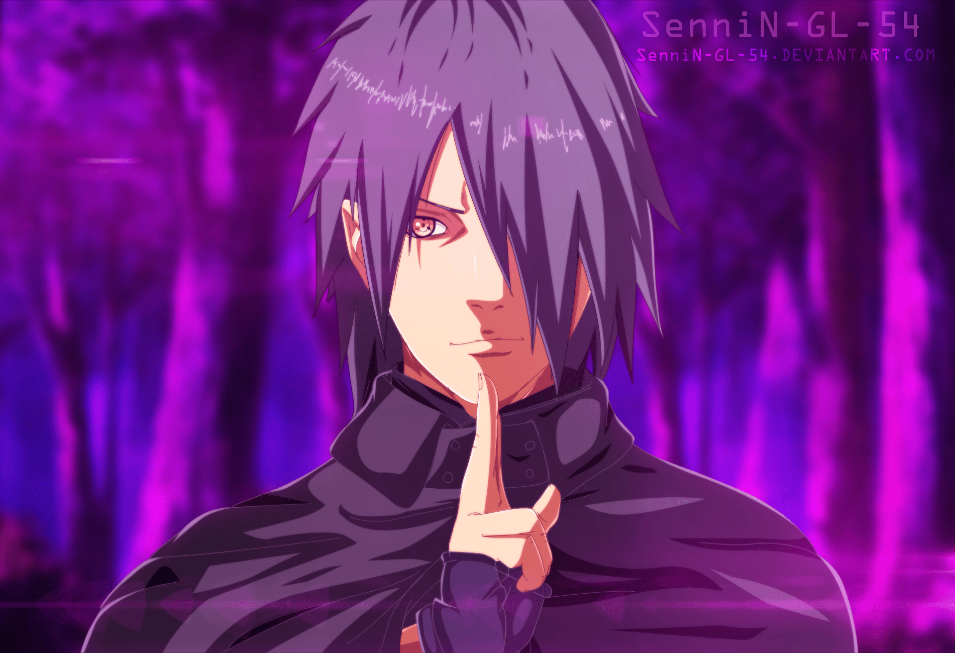 Purple Sasuke Wallpapers Top Free Purple Sasuke Backgrounds Wallpaperaccess