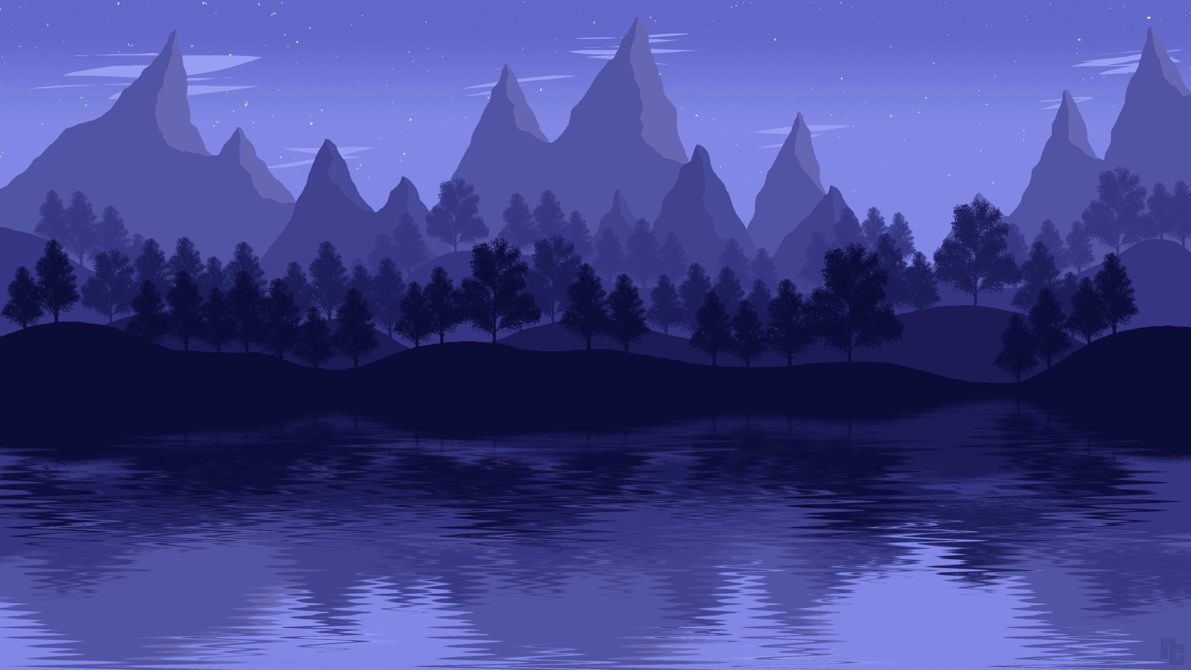 3840x2160 Minimalist Mountain Wallpaper HD Fresh Minimal Minimalist Nature Sunrise River 8k Wallpaper Best Wallpaper for You of The Hudson