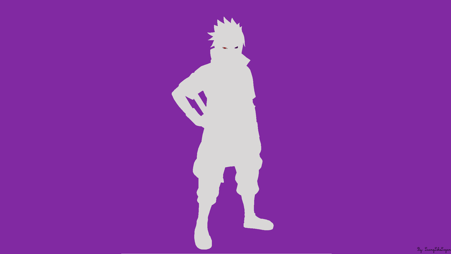 1920x1080 Minimalist Sasuke Wallpaper