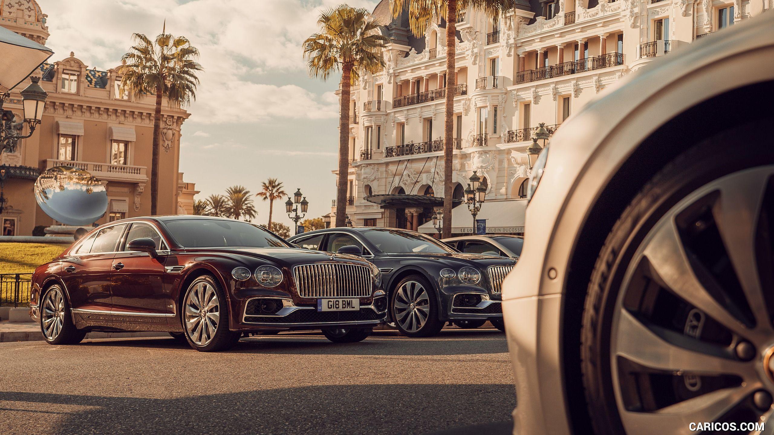 2560x1440 Bentley Flying Spur in Monaco. HD Wallpaper