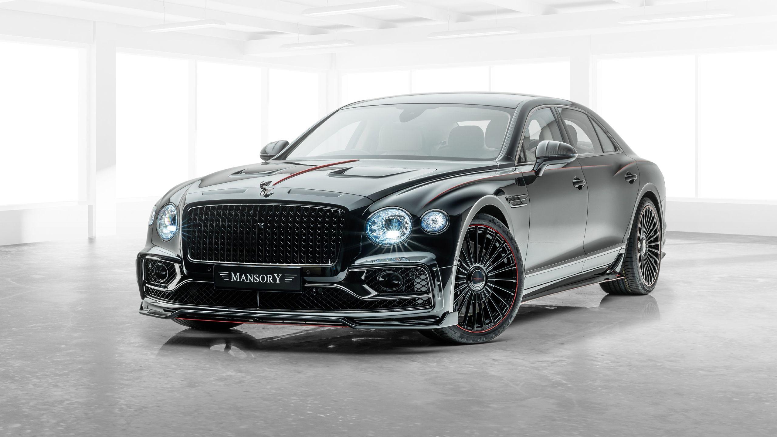 2560x1440 Download 2560x1440 Bentley Flying Spur, Black, Luxury Cars Wallpaper for iMac 27 inch