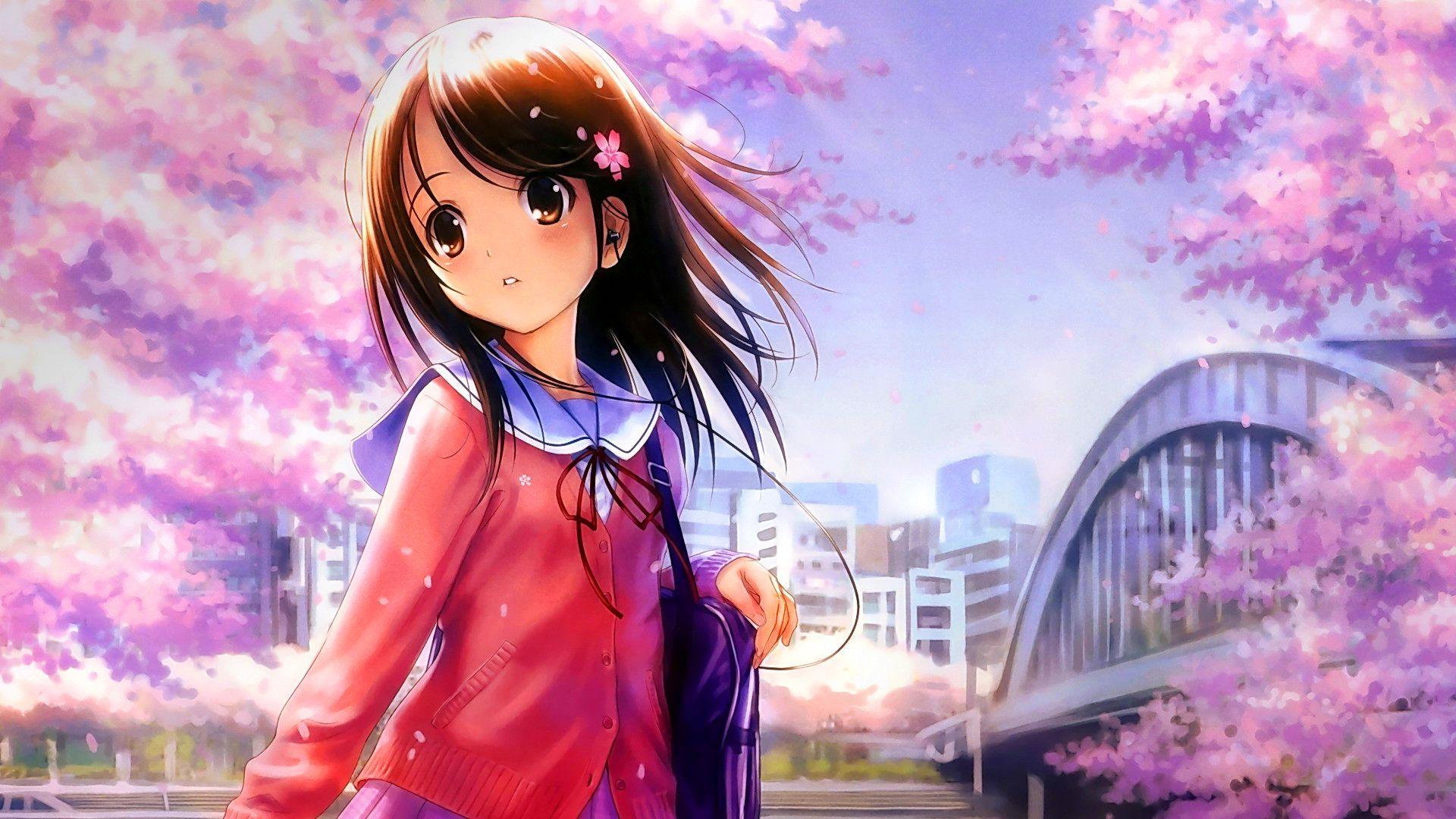 1920x1080 Anime Girl With Headphones, HD Anime, 4k Wallpaper, Image, Background, Photo and Picture