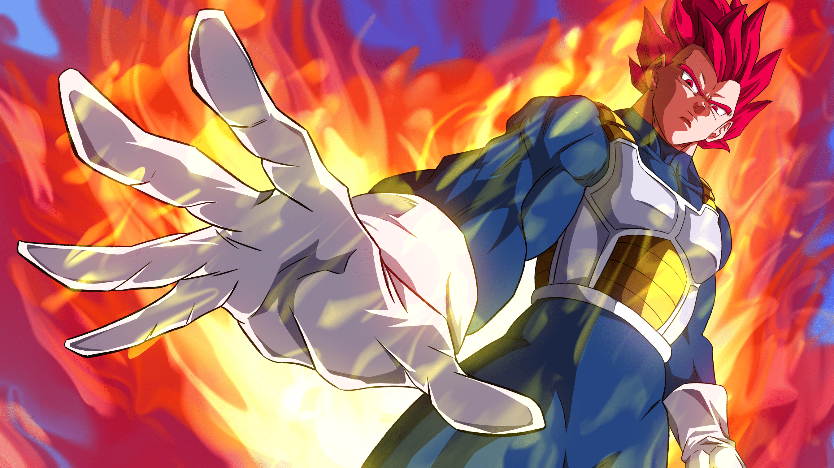 2694x1512 Title Vegeta Ssj God Anime Dragon Ball Super Super Saiyan God Broly HD Wallpaper