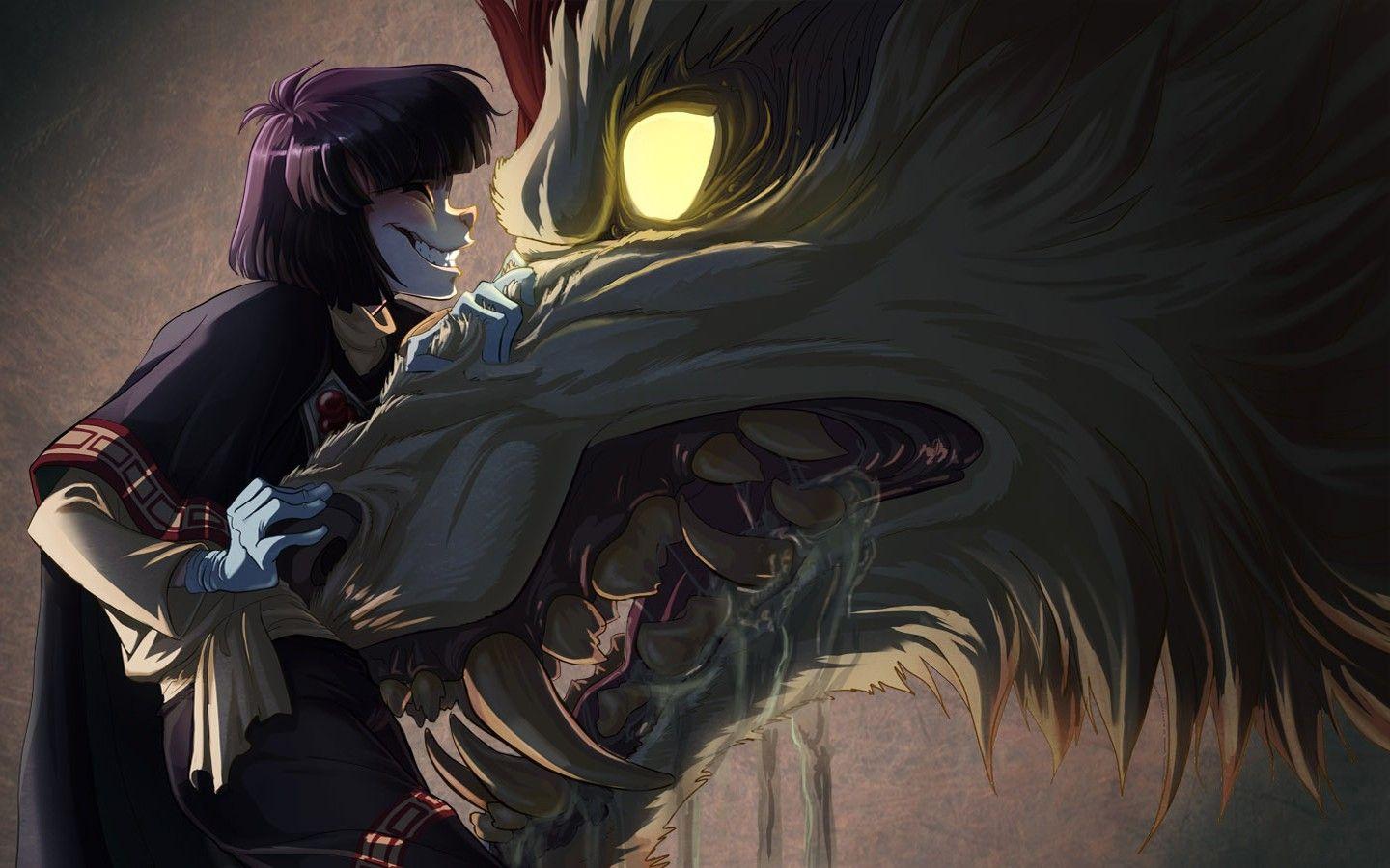 1440x900 Anime Monster Wallpaper