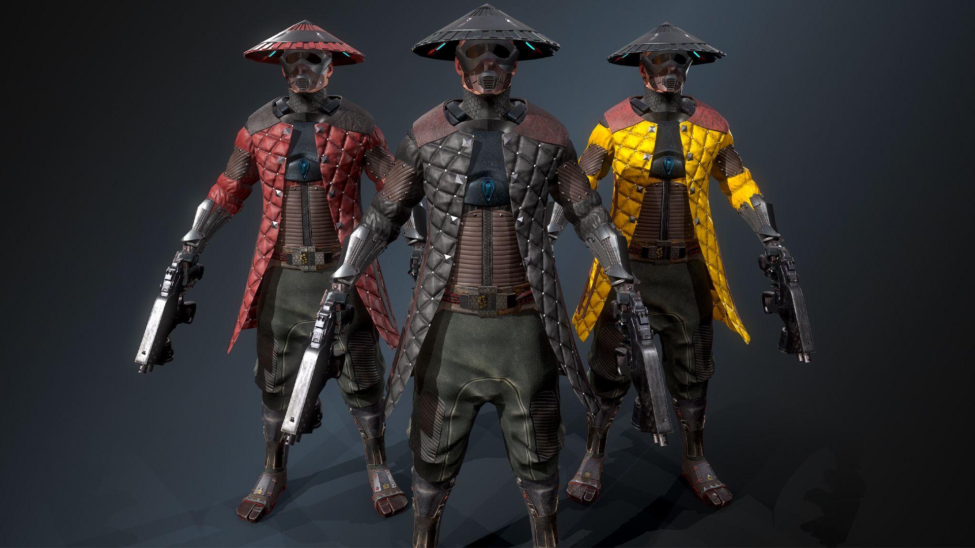 1920x1080 Cyber samurai 2 by ANTON 89 in Characters