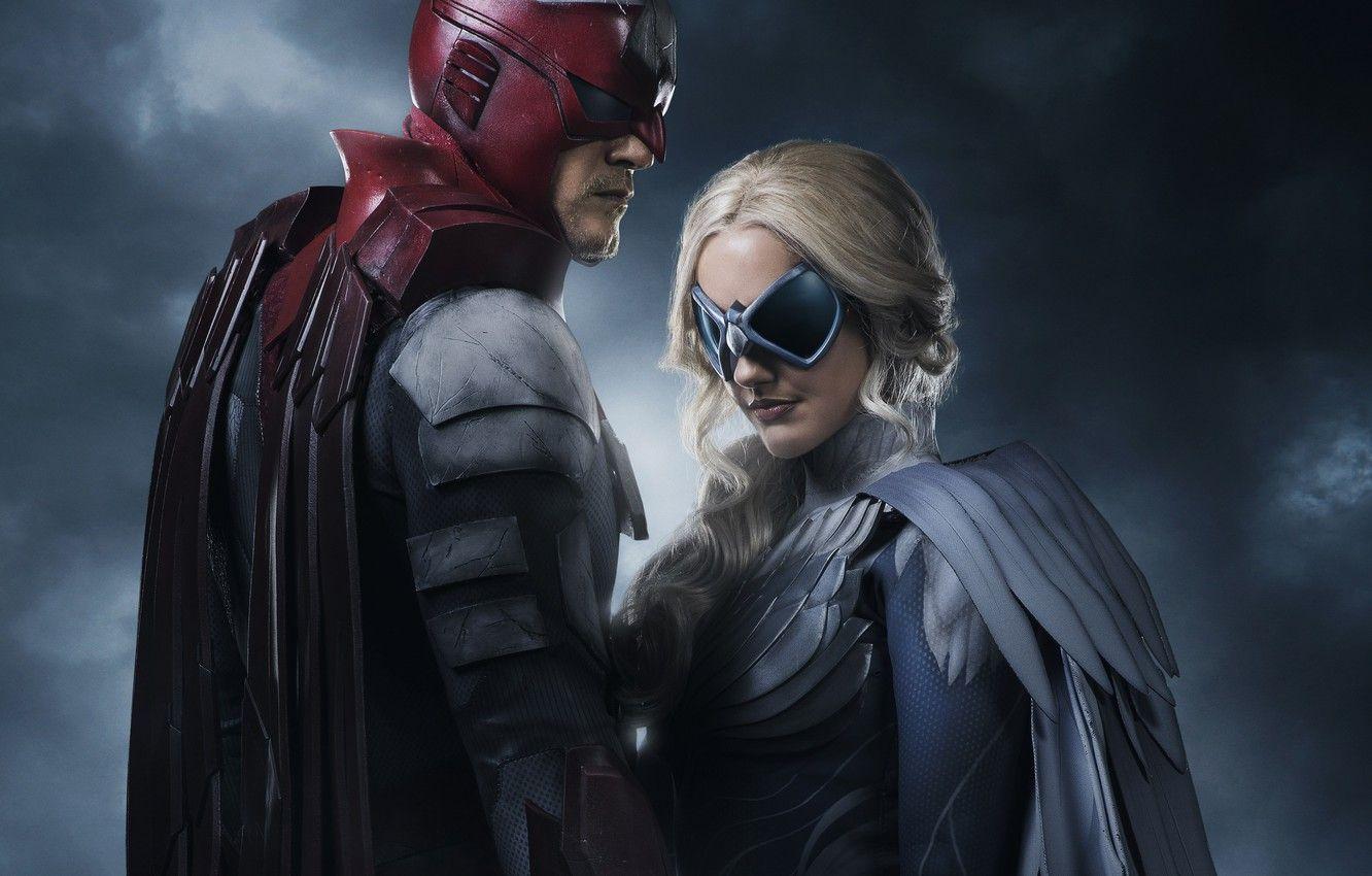 1332x850 Wallpaper dove, the series, hawk, serial, Hawk, Minka Kelly, The titans, Dove, DC Universe, Minka Kelly, Titans, Alan Ritchson, Alan Michael Ritchson image for desktop, section фильмы