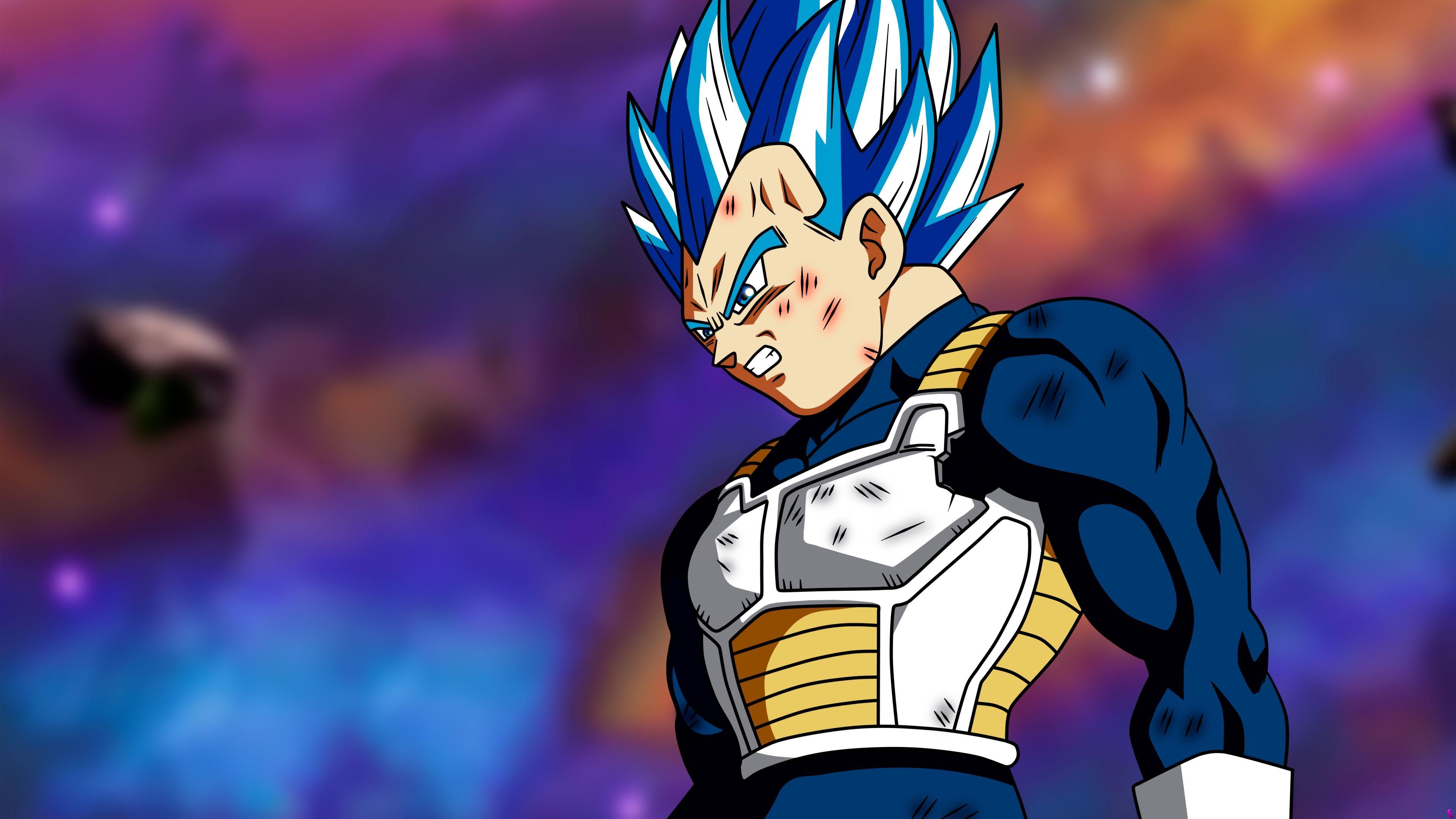 3840x2160 Vegeta Super Saiyan Blue Dragon Ball Super Anime Wallpaper