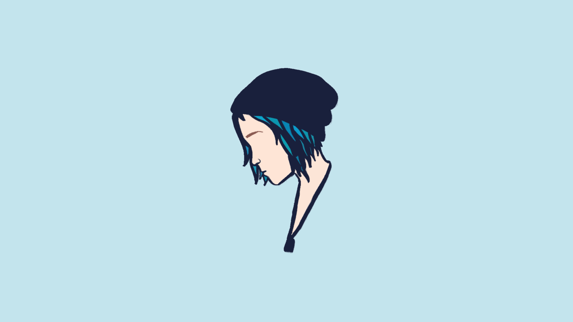 1920x1080 Minimalist wallpaper of Chloe from Life is Strange 4 varieties [Artist: KestralKnight]. Minimalist wallpaper, Life is strange, Wallpaper