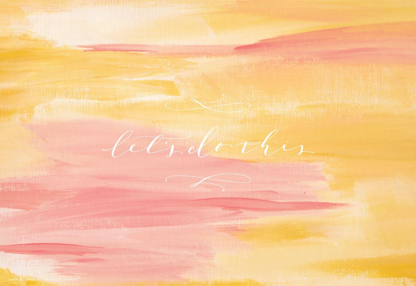 1440x990 Free Let's Do This Desktop Wallpaper. lark & linen