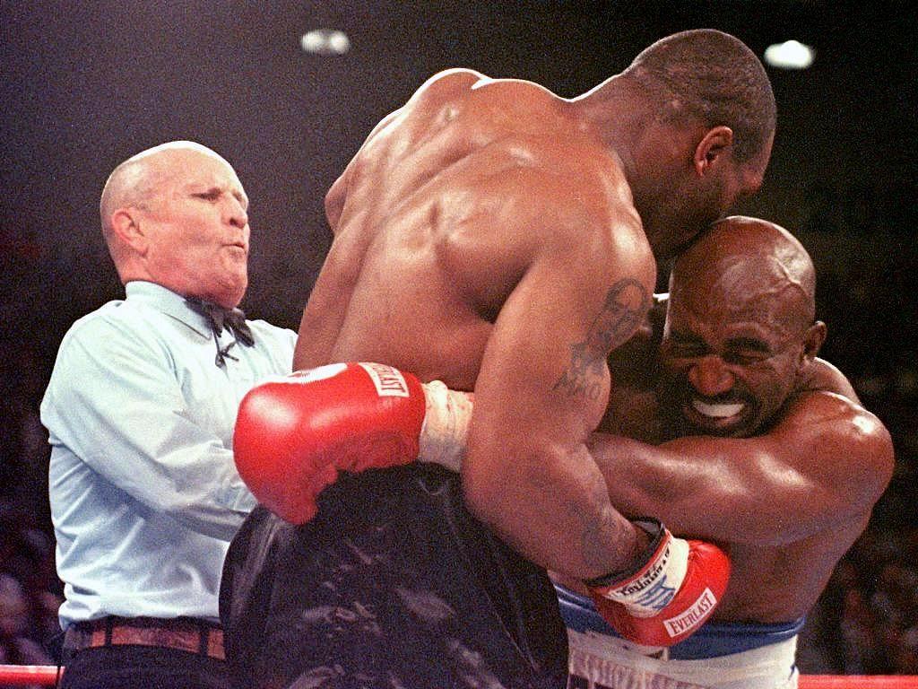 1024x768 Mike Tyson took a bite out of both Evander Holyfield's ears 20 years ago today