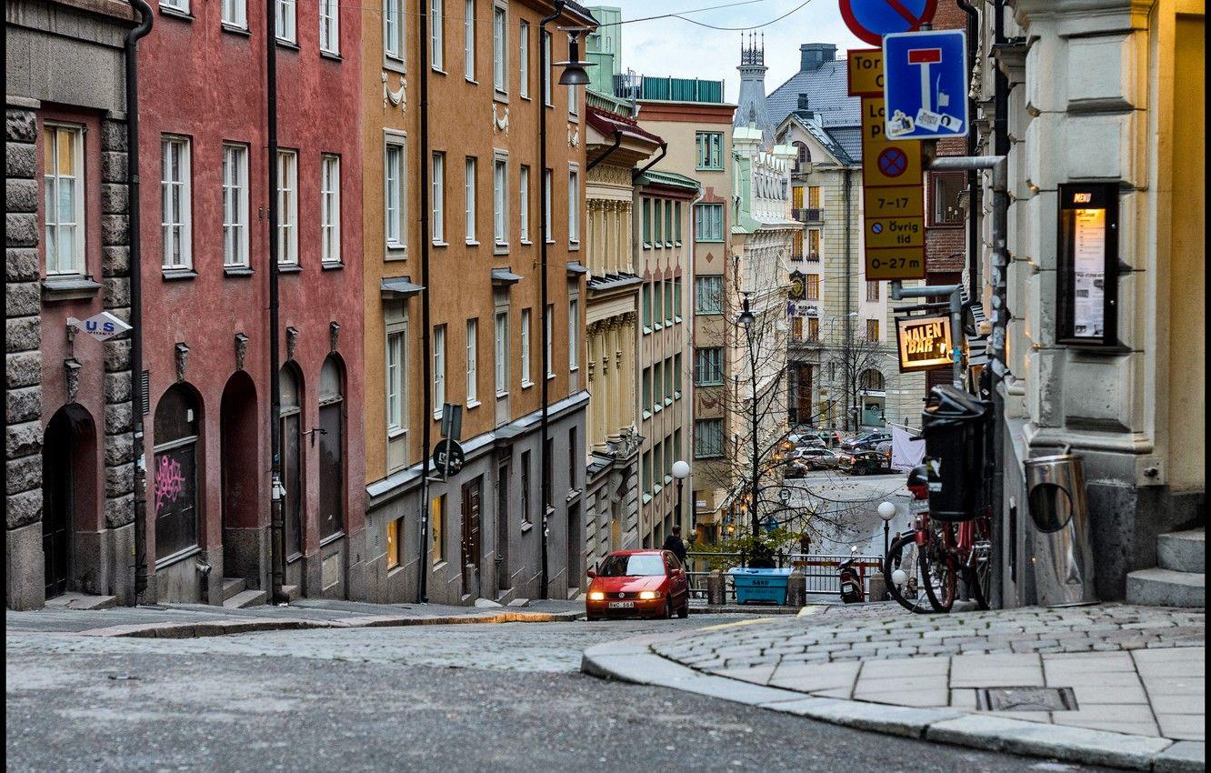 1332x850 Wallpaper Street, Stockholm, Sweden, Sweden, Street, Stockholm image for desktop, section город
