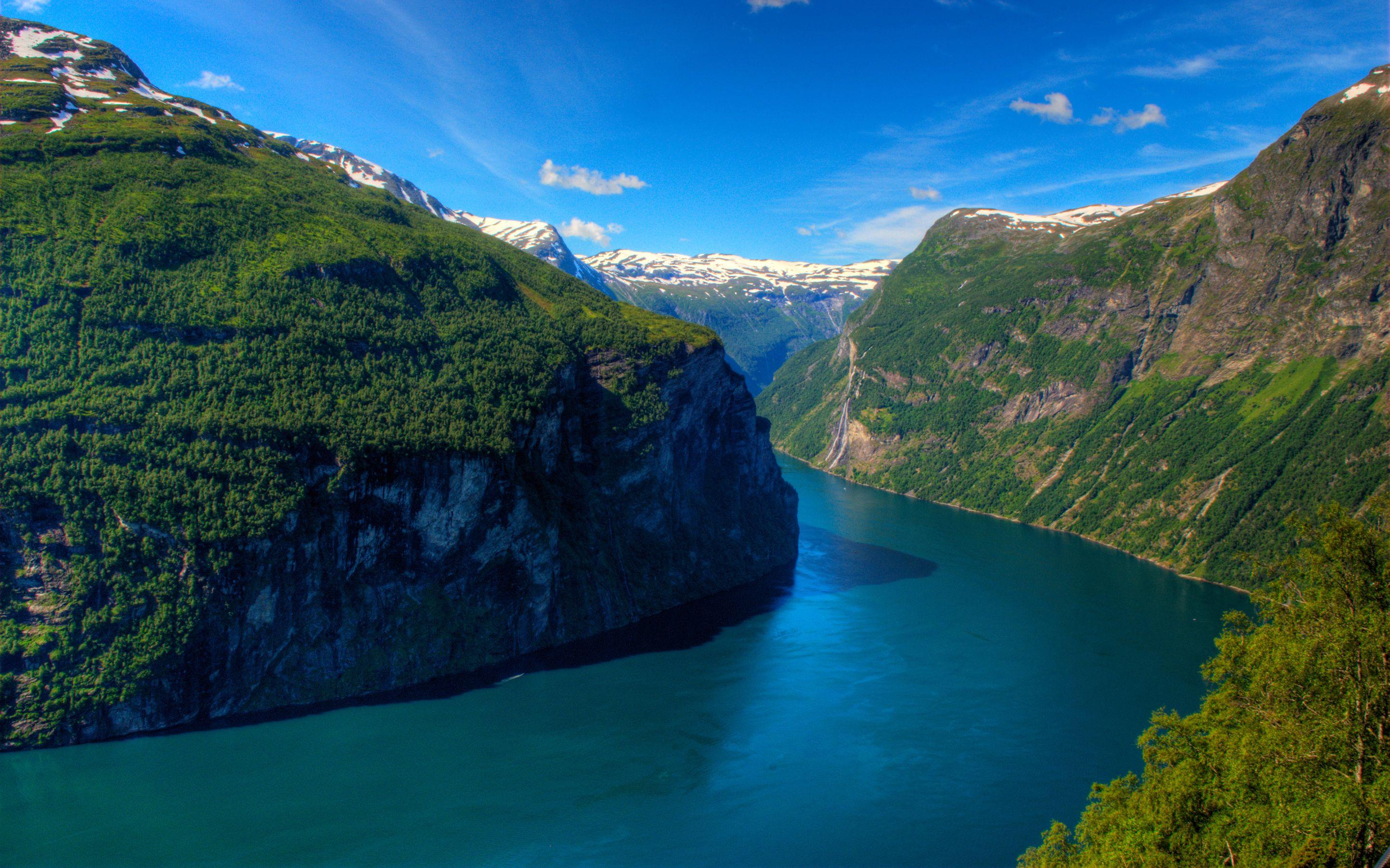 2880x1800 Wallpaper 4k Geirangerfjord Fjord Norway Fjord, Geirangerfjord, Norway, USA