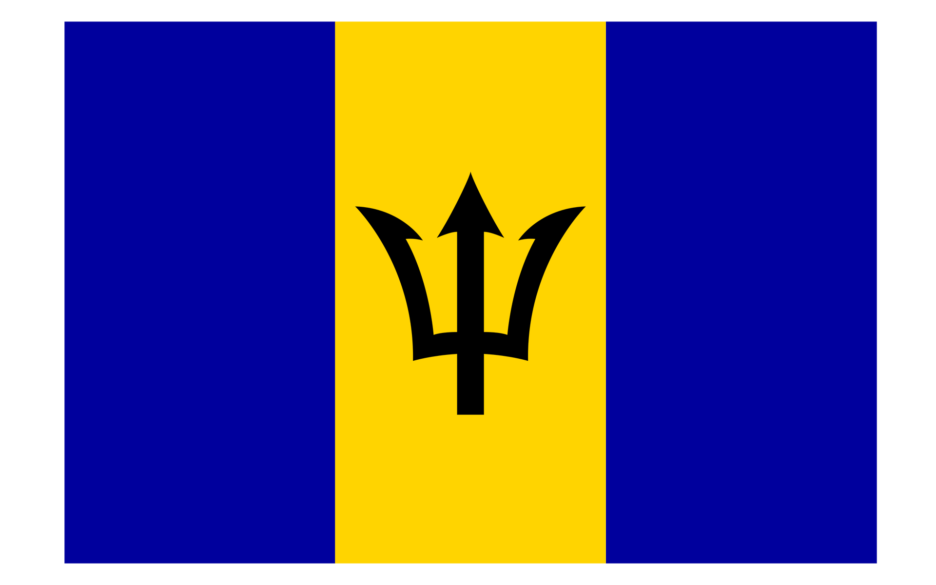 1920x1200 barbados flag Large Image