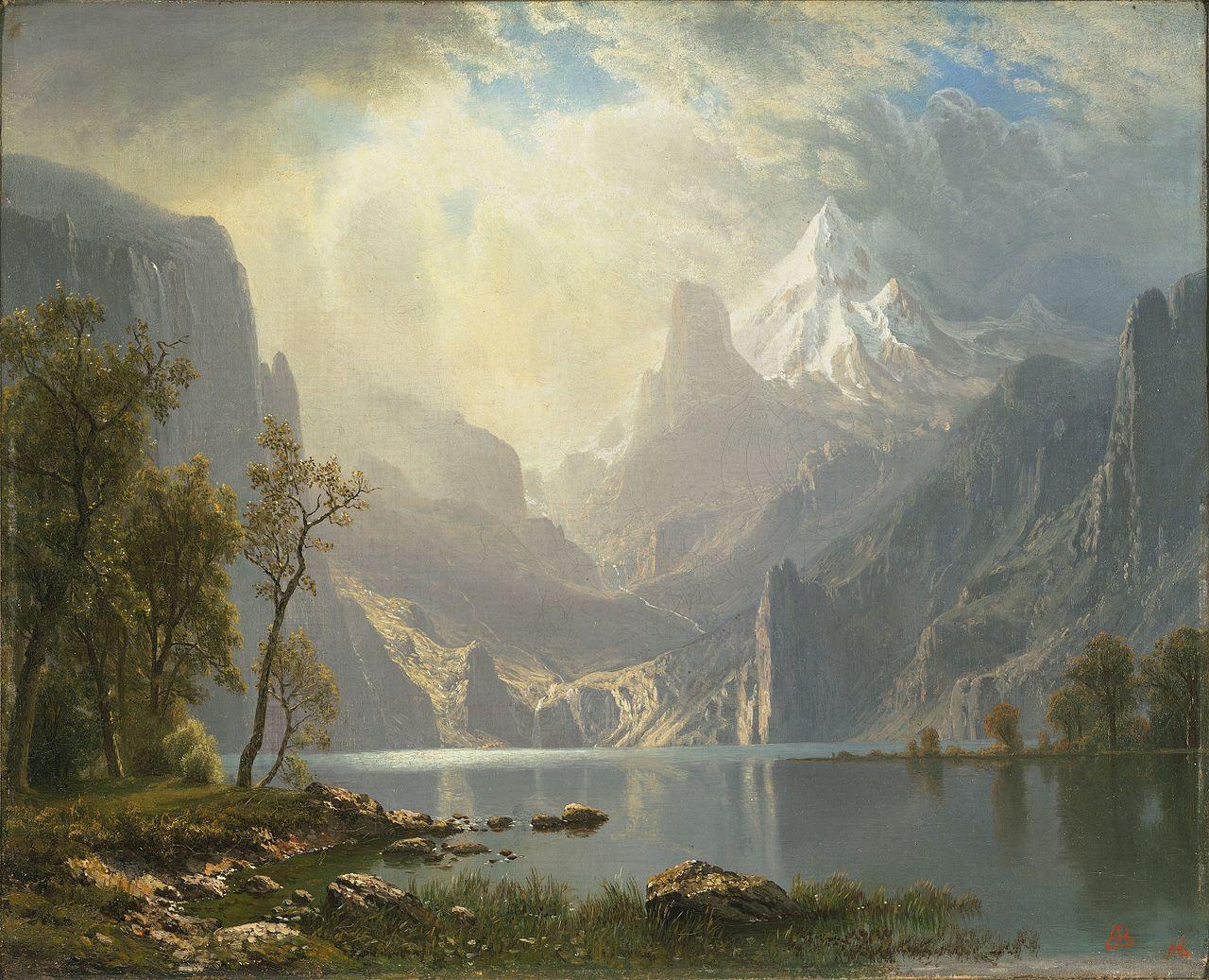 1280x1037 Harvard Art Museums. Albert bierstadt, Vintage landschap, Kunst ideeën