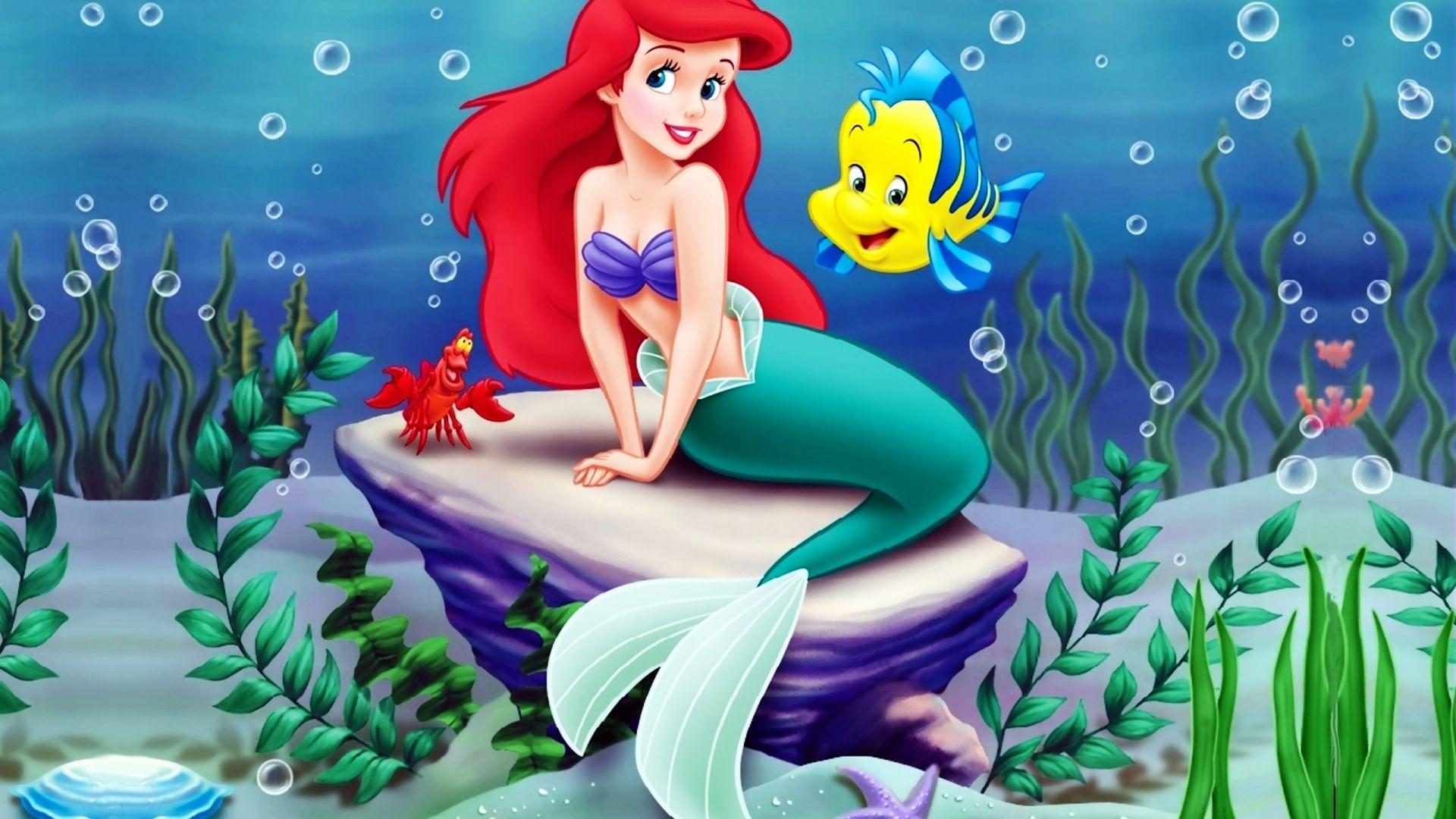 1920x1080 Free download Little Mermaid Ariel Wallpaper HD HD Desktop Wallpaper [1920x1080] for your Desktop, Mobile & Tablet. Explore Little Mermaid HD Wallpaper. Real Mermaid Wallpaper, Image of Mermaids Wallpaper