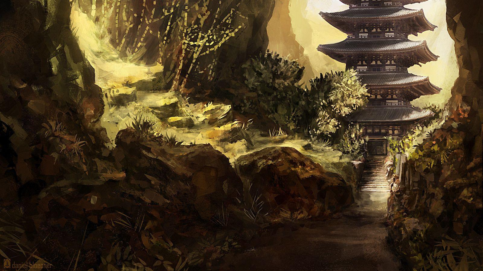 1600x900 Japanese Pagoda, Daniel Bloecher