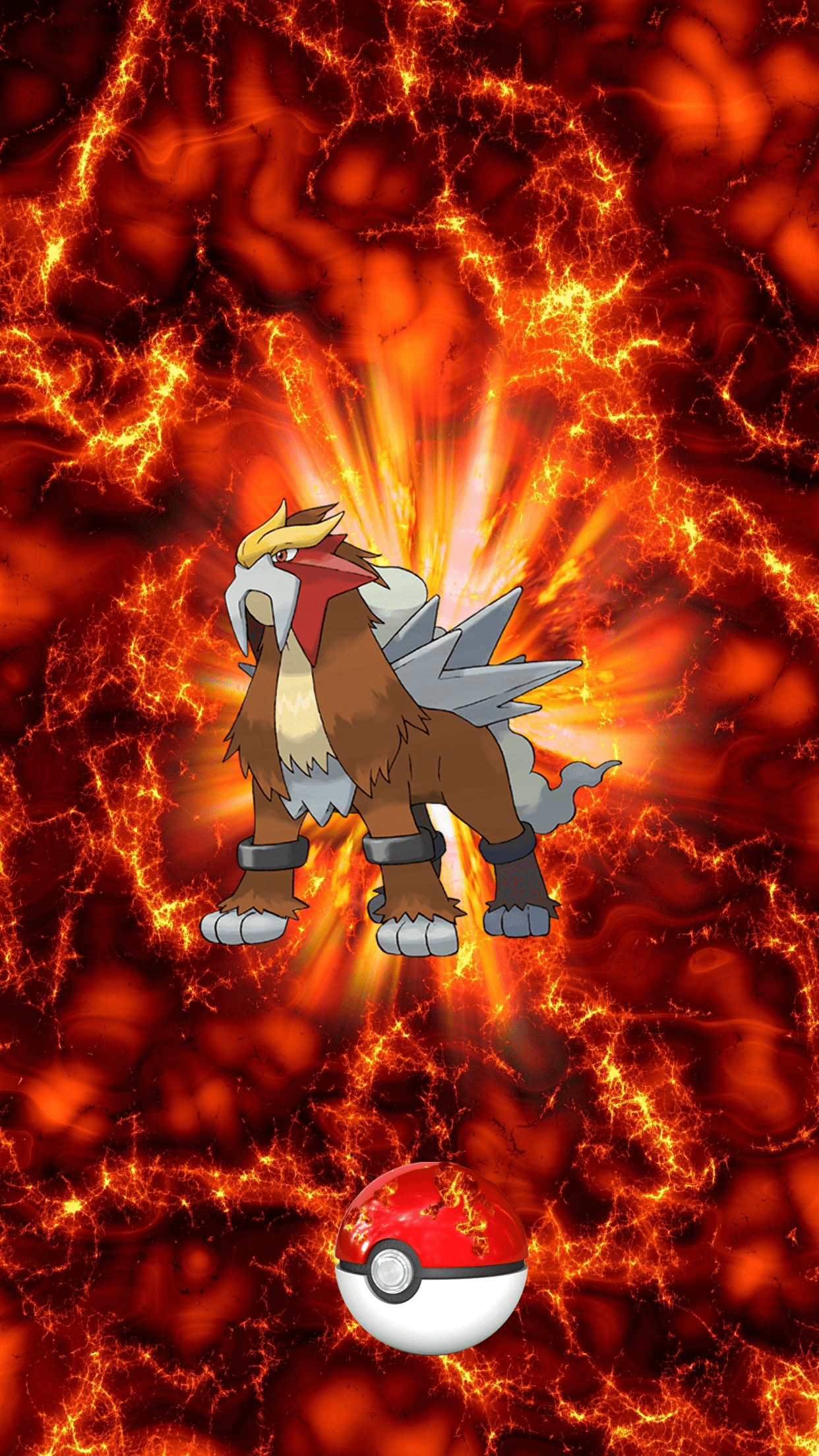 1242x2208 Entei HD Wallpaper