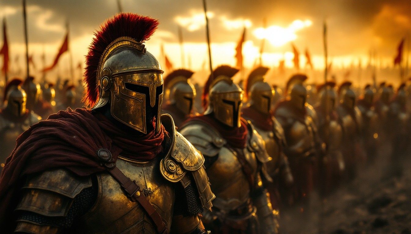 1344x768 Free Ancient Army Assembles Image, Legion, Battle