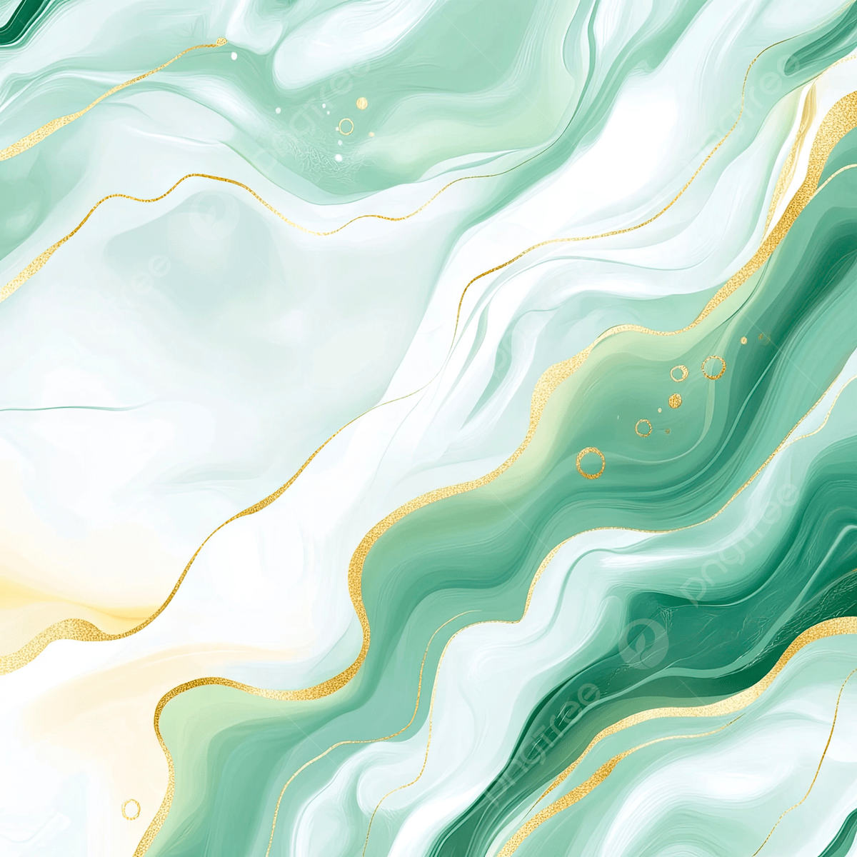 1200x1200 Abstract White Green And Gold Marble Pattern With Fluid Lines, Abstract, White, Green Background Image And Wallpaper for Free Download