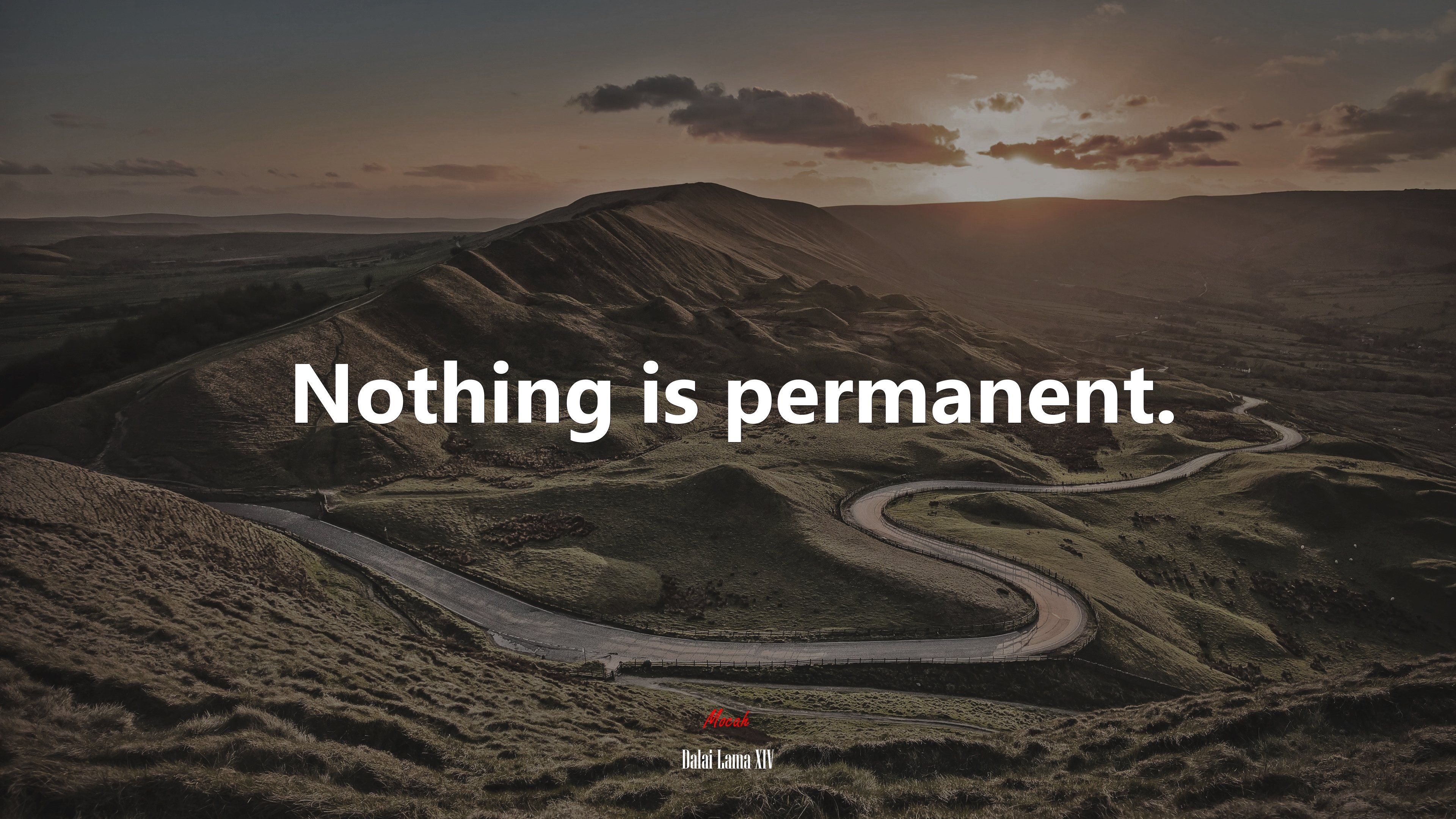 3840x2160 Nothing Is Permanent Wallpaper