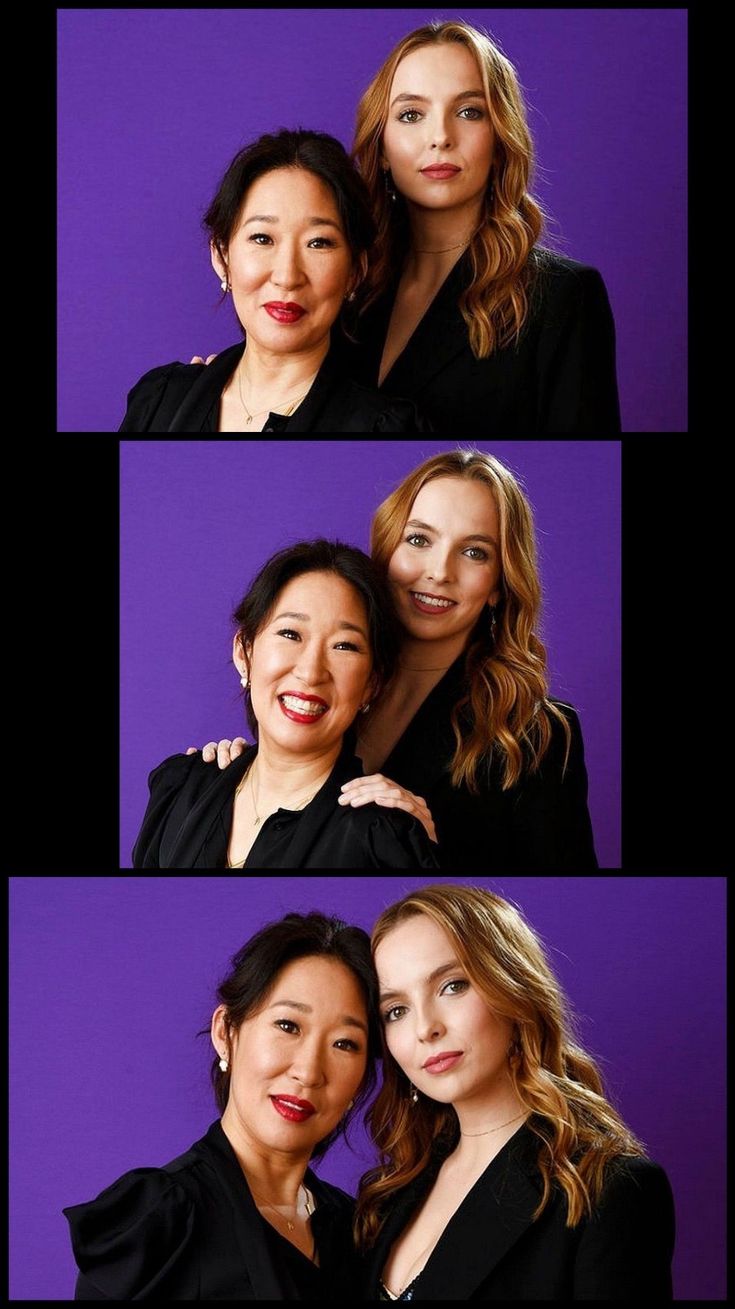 735x1309 Sandra Oh & Jodie Comer. Villaneve wallpaper, Killing eve wallpaper, Sandra oh hair killing eve