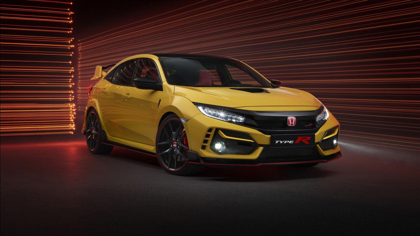 1366x768 Honda Civic Type R Limited Edition 2020 4K 8K Wallpaper