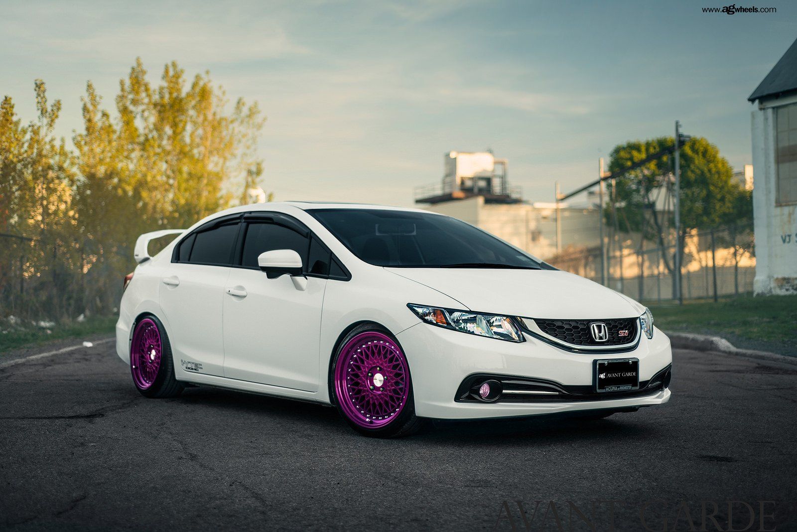 1600x1068 honda, Civic si, White, Cars, Modified Wallpaper HD / Desktop and Mobile Background