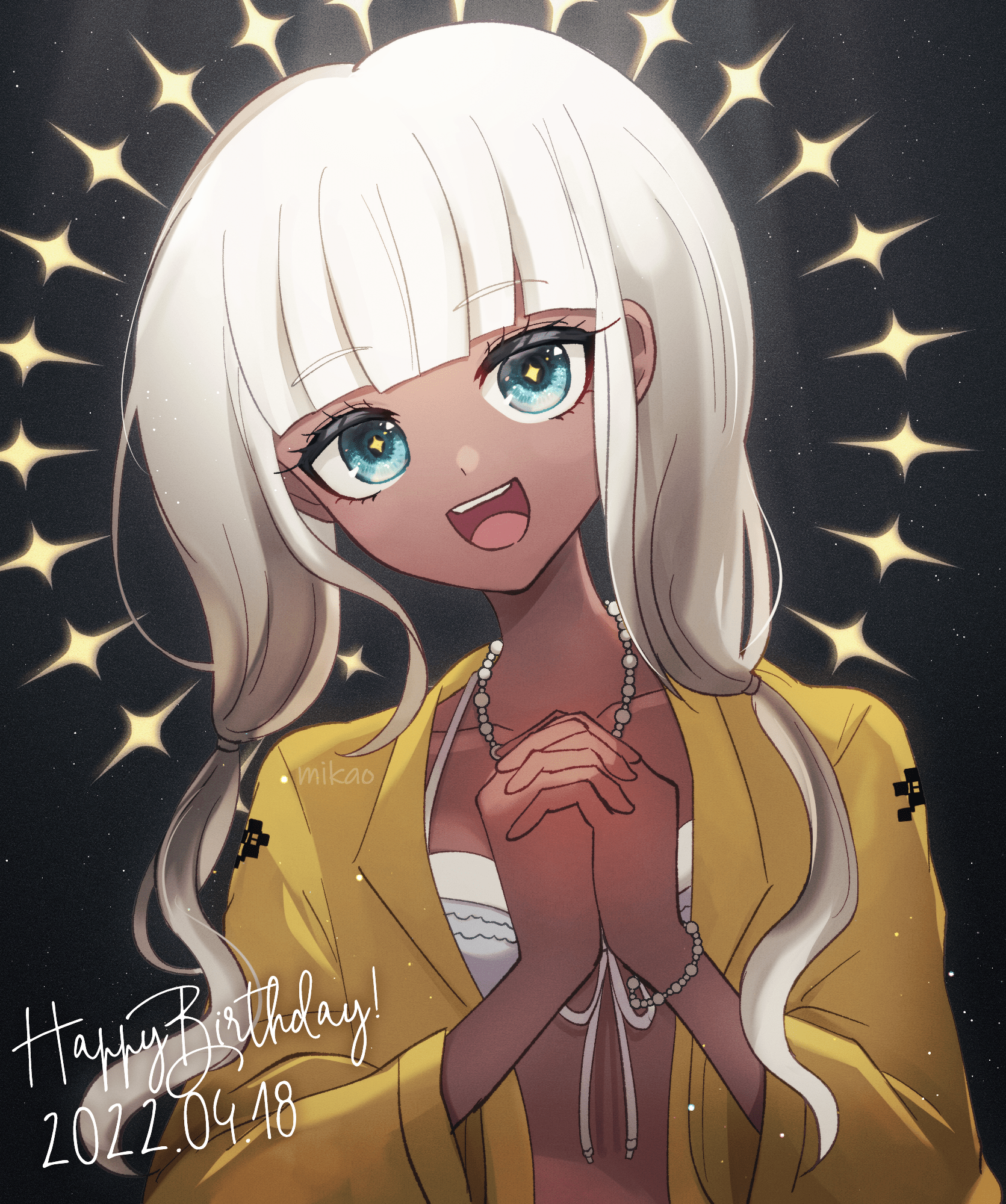 1671x2000 Yonaga Angie (Angie Yonaga) Danganronpa V3 by mikao Anime Image Board
