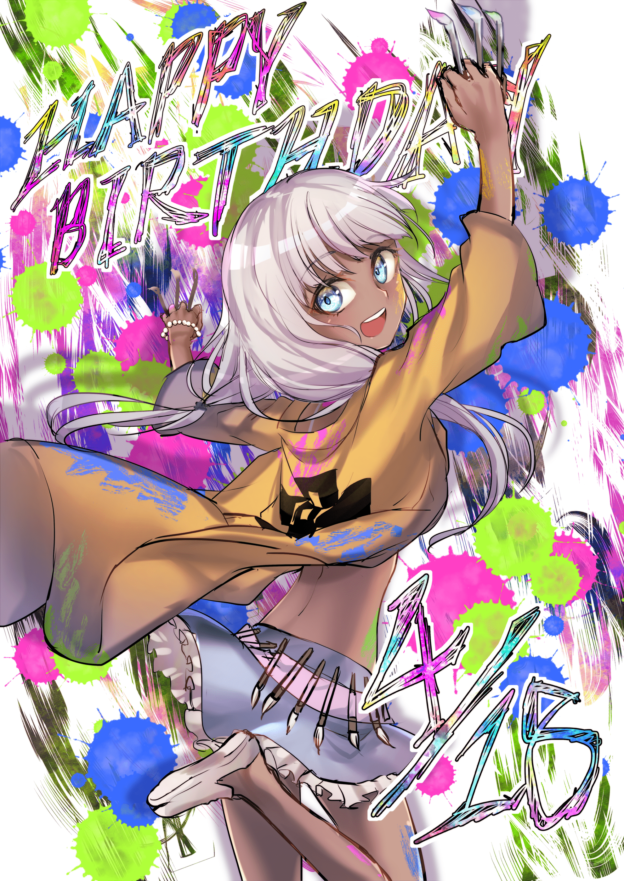 1982x2800 Yonaga Angie (Angie Yonaga), New Danganronpa V3 (Danganronpa V3: Killing Harmony). Anime Image Board