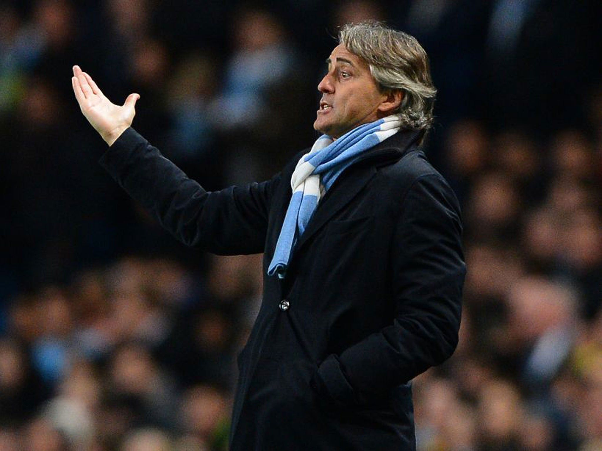 2048x1536 Mancini faces lean winter in his bid to lift City's standing