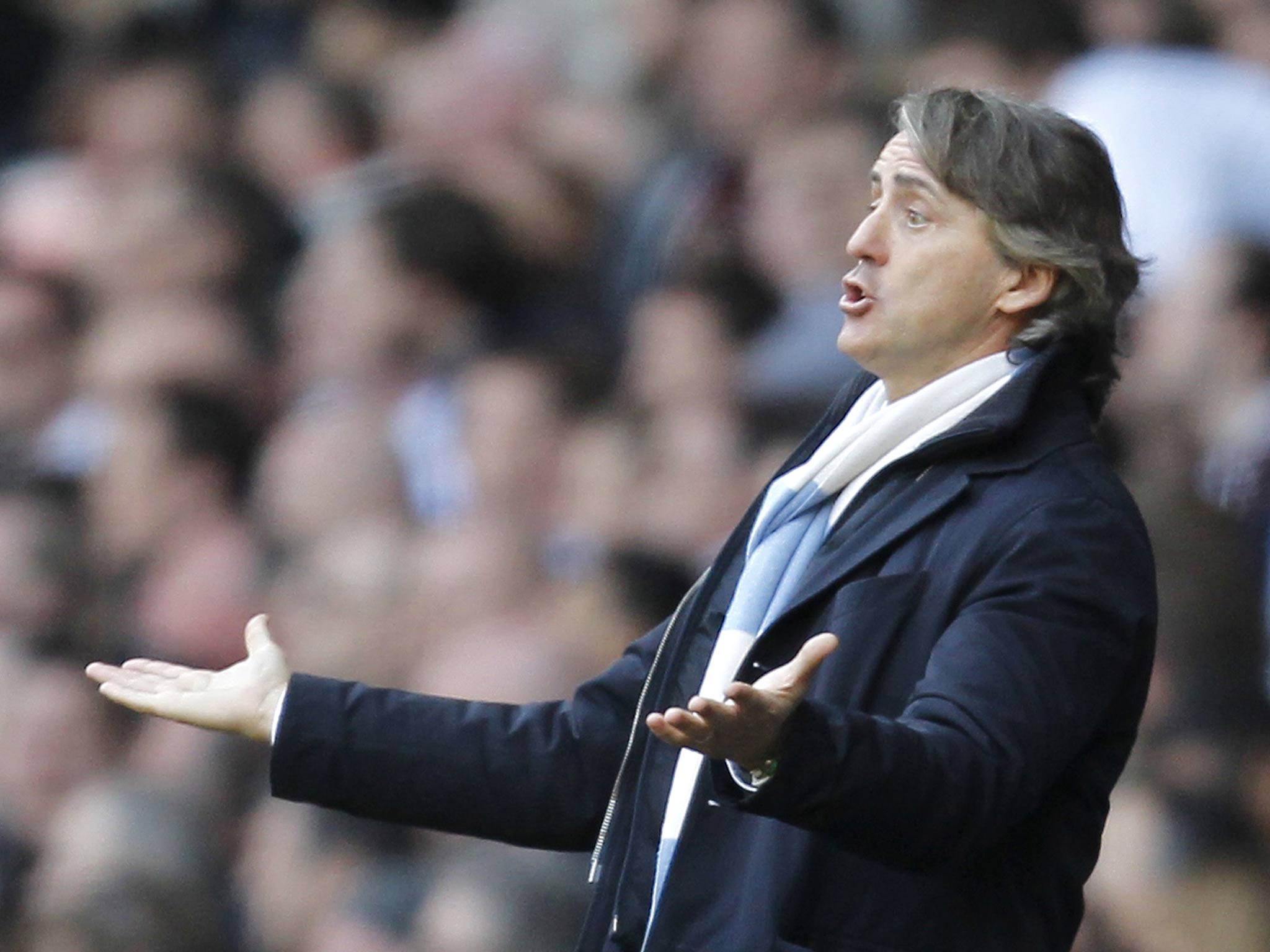 2048x1536 James Lawton: Roberto Mancini will not find consolation in FA Cup triumph after poor season for Manchester City