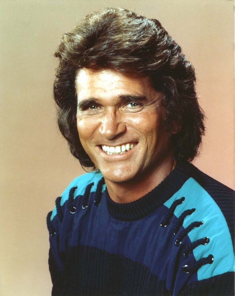 792x1000 Foto impresa de Michael Landon con retrato sonriente (8 x 10) : Hogar y Cocina