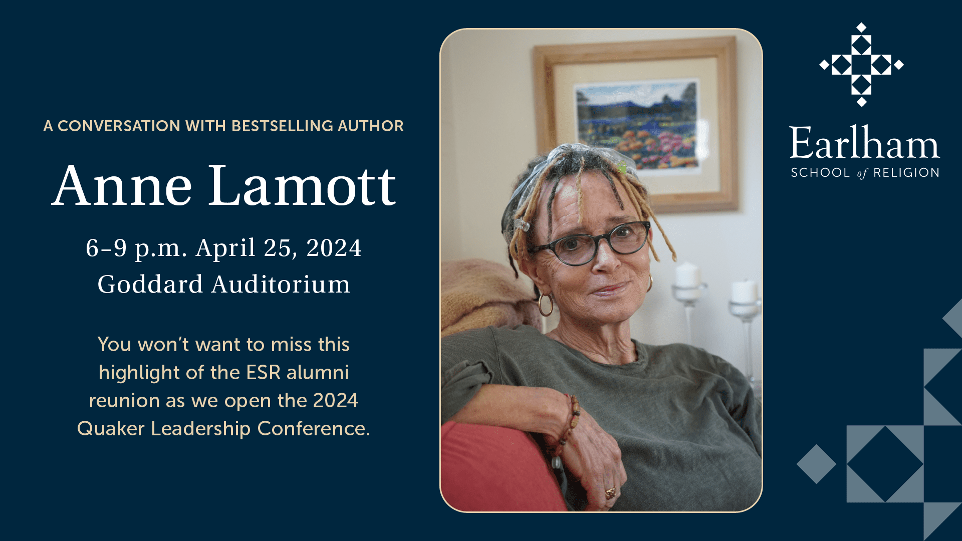 1920x1080 A Conversation with Anne Lamott : Earlham School of Religion