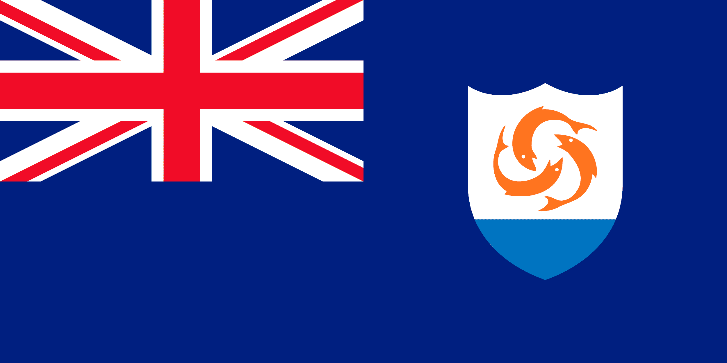 2500x1250 Anguilla flag HD wallpaper & Country Information