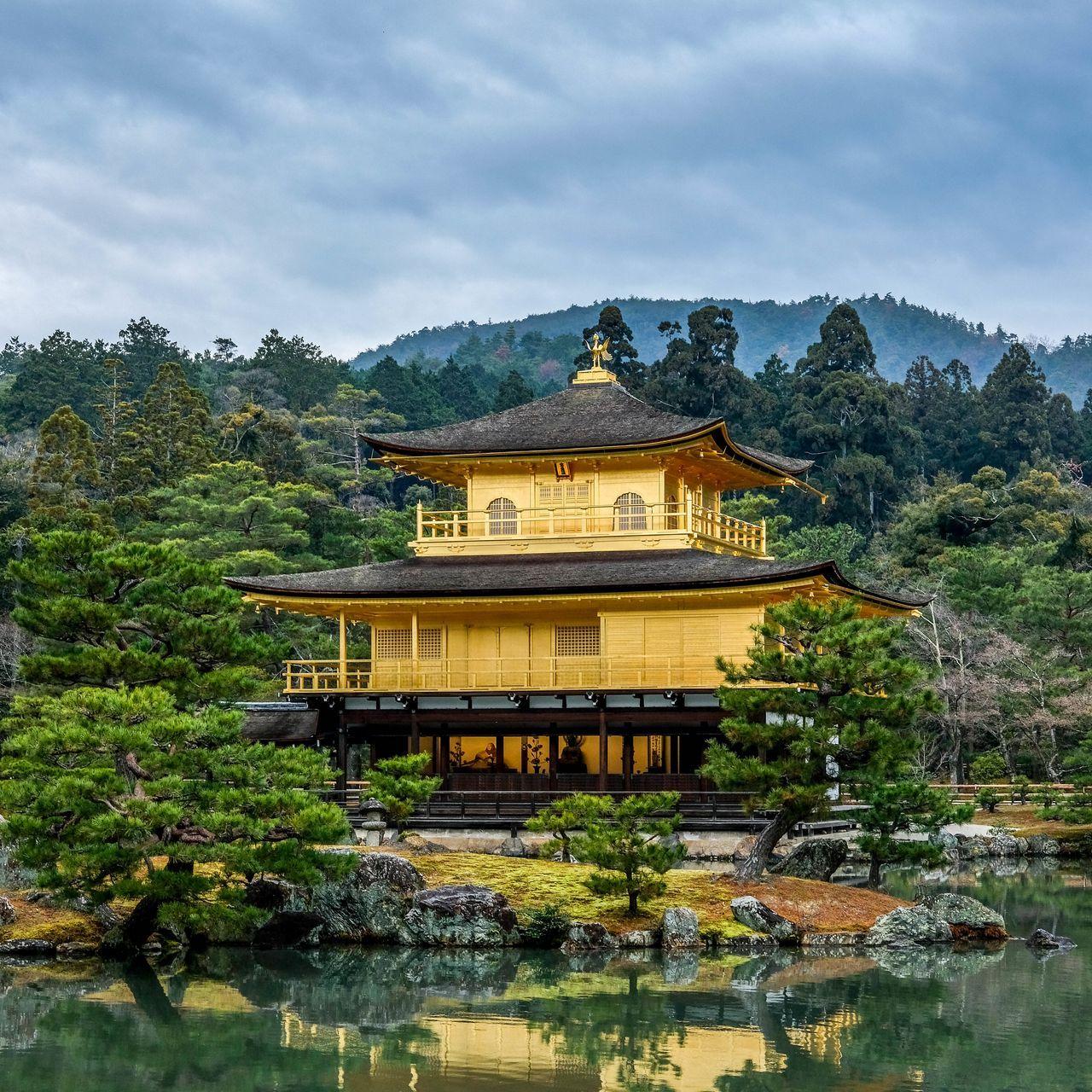 1280x1280 Download wallpaper 1280x1280 temple, pagoda, building, architecture, reflection, japan ipad, ipad ipad mini for parallax HD background