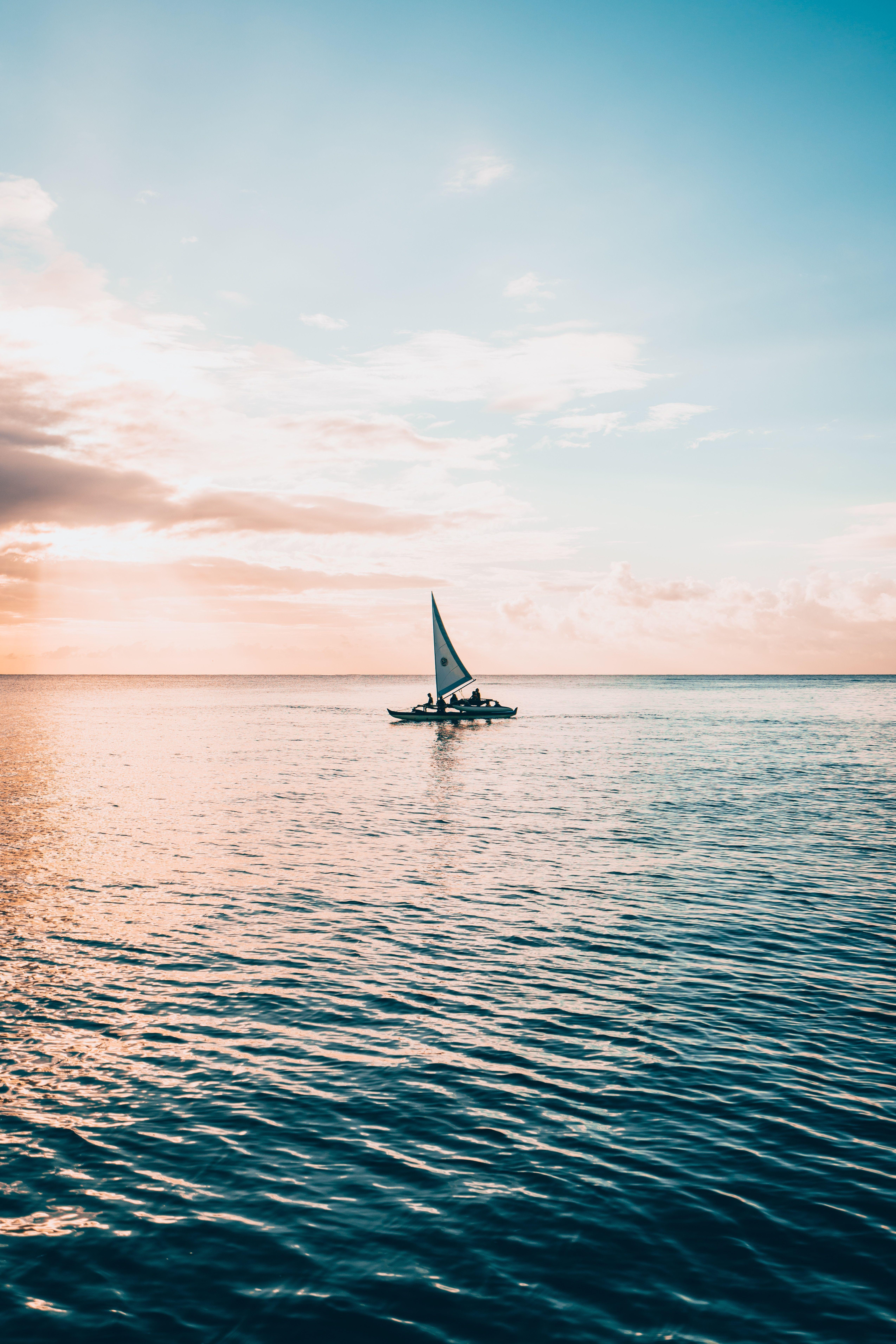 5098x7643 Sunset Sailing Wallpaper