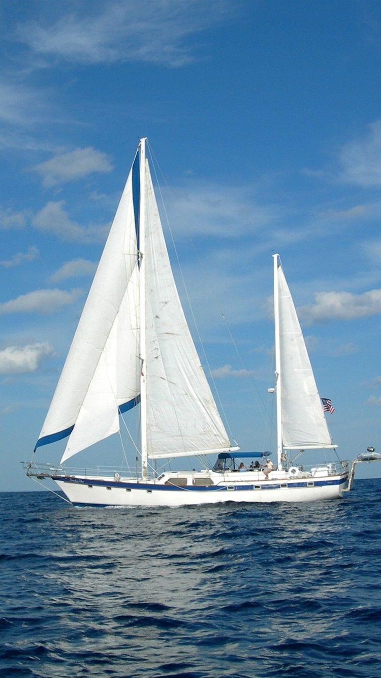 750x1334 Sailboat, Yacht, Sea 750x1334 IPhone 8 7 6 6S Wallpaper, Background, Picture, Image