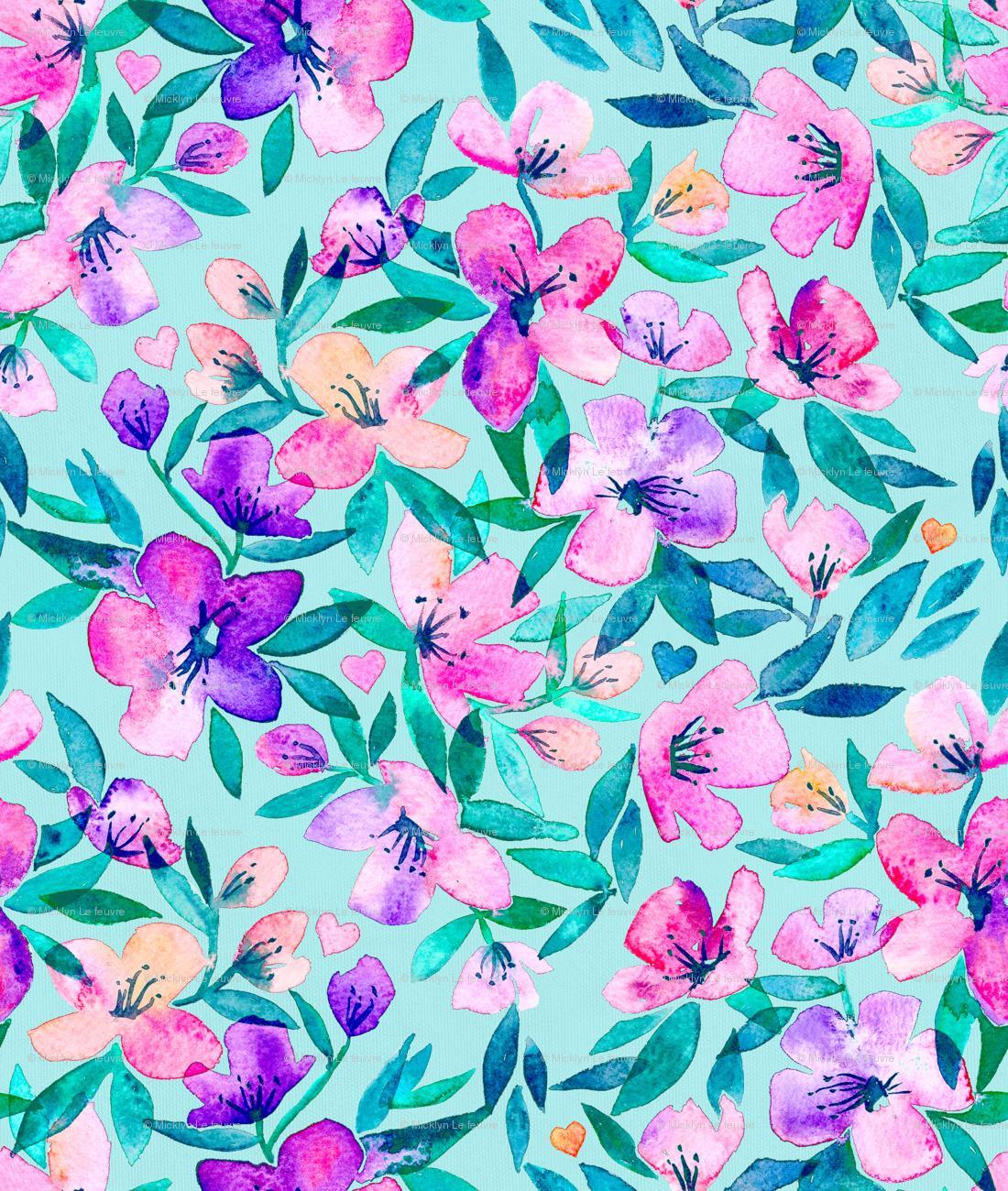 1100x1300 Pink Purple And Blue Wallpaper