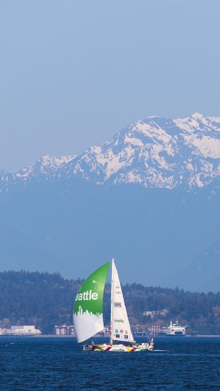 750x1334 Sailboat, Sea 750x1334 IPhone 8 7 6 6S Wallpaper, Background, Picture, Image