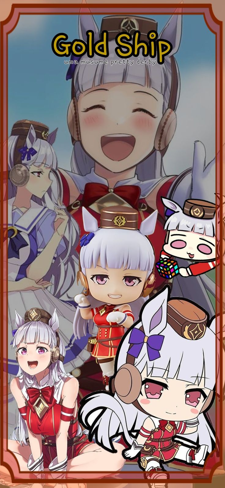 736x1594 Wallpaper Gold ship //uma musume pretty derby