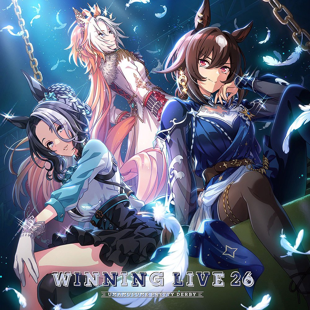 1000x1000 YUMEYA. Yumeyaclub.com The 26th WINNING LIVE CD Release From The Game Uma Musume Pretty Derby! Cover Artwork Features A Newly Drawn Illustration. Comes With A Serial Code To Get Bonus Item To
