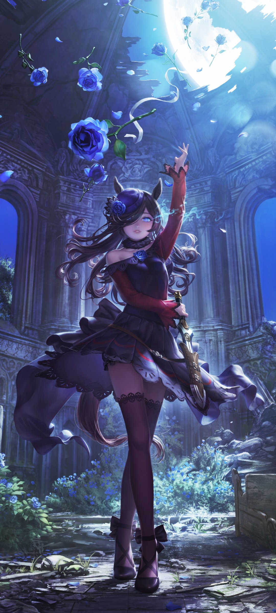 1080x2400 Phone wallpaper: Rice Shower, Uma Musume: Pretty Derby, Anime 1420344