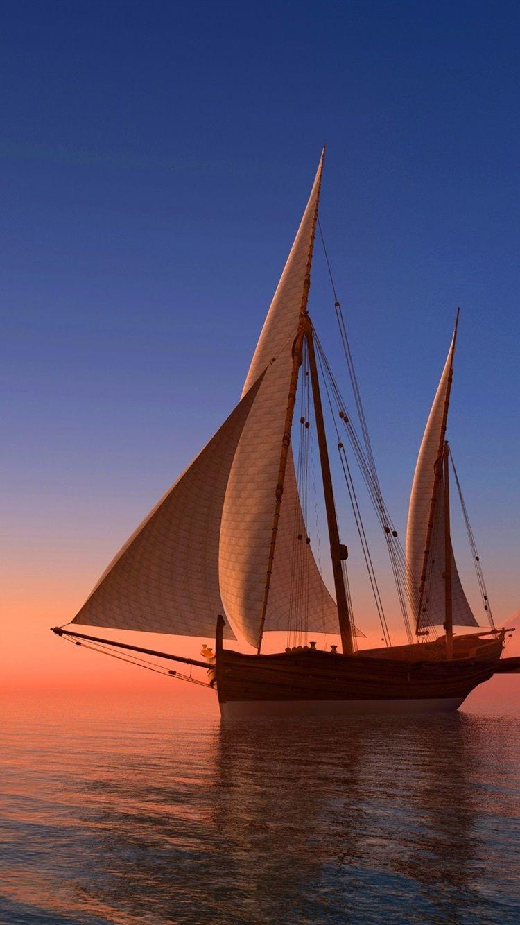 sailboat wallpaper phone